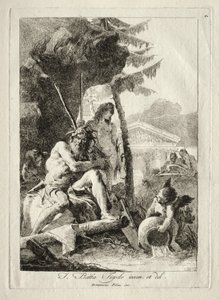 Fluviale Figuren von Giovanni Domenico Tiepolo