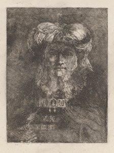 Alter Mann im Stil von Rembrandt, aus der Raccolta di Teste (Sammlung von Köpfen)