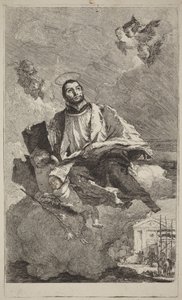 Der heilige Kajetan von Thiene von Giovanni Domenico Tiepolo
