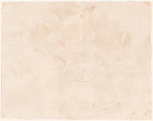 Skizze für die Flucht nach Ägypten (verso) von Giovanni Domenico Tiepolo