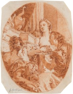 Tarquinius und Lucretia von Giovanni Domenico Tiepolo