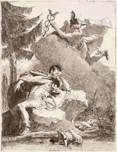 Der Traum des Aeneas von Giovanni Domenico Tiepolo