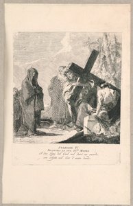 Via crucis - Station IV, Er trifft seine Mutter von Giovanni Domenico Tiepolo