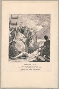 Via crucis - Station XI, Jesus ans Kreuz genagelt