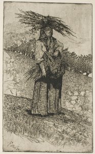 Boscaiola von Giovanni Fattori