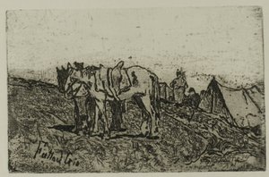 Manöver von Giovanni Fattori