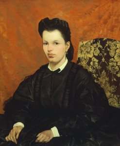 Porträt seiner ersten Frau, von Giovanni Fattori (1825-1908) von Giovanni Fattori