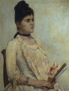 Porträt der Stieftochter Giulia Marinelli von Giovanni Fattori