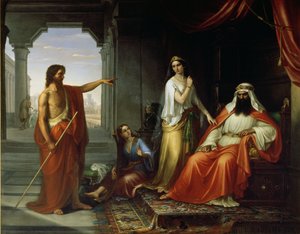 Johannes der Täufer tadelt Herodes