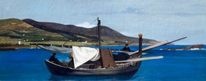 Spitze von Romito mit Boot und Fischern