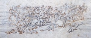 Ulanenangriff von Giovanni Fattori