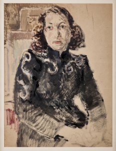 Mädchen in Schwarz von Giovanni Forghieri