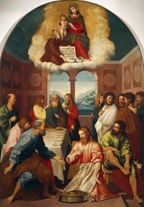 Fußwaschung von Giovanni Francesco Caroto