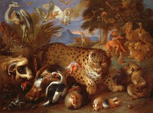 Orpheus bezaubert die Tiere