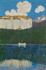 Panorama von Flims. Triptychon, rechter Flügel, 1904 von Giovanni Giacometti