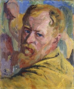 Selbstporträt, 1923 von Giovanni Giacometti