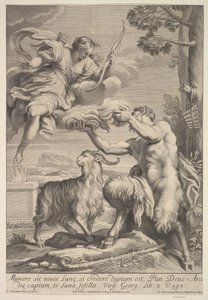 Pan von Diana getäuscht, 1675-1741 von Giovanni Girolamo Frezza
