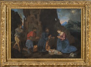 Anbetung der Hirten, ca. 1522-23 von Giovanni Girolamo Savoldo