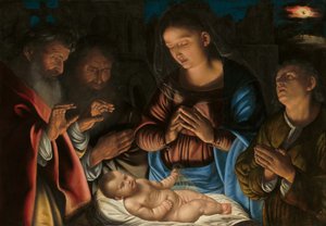 Die Anbetung der Hirten, 1530er