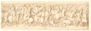 32 Kopien nach der Marcus-Aurelius-Säule, Piazza Colonna in Rom von Giovanni Guerra
