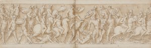 Römischer Angriff (Ende von LXXVI); barbarische Häuptlinge werden gefangen genommen (LXXVII); Aufbruch zu einer Schlacht mit den Sarmaten (Anfang von LXXVIII)