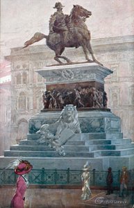Mailand: Monumento a Vittorio Emanuele II