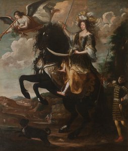 Reiterporträt von Marie Jeanne Baptiste 1644-1724, Herzogin von Savoyen, ca. 1670