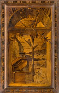 Lignaean-Kanonischer Chor, eingelegt von Giovanni Maria Platina 1484, oberer Stand