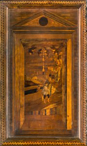 Lignaean Canonical Choir, eingelegt von Giovanni Maria Platina 1484, Oberer Stall