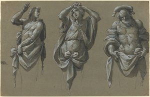 Drei Hermen von Giovanni Mauro della Rovere