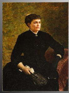 Frau mit Taschentuch