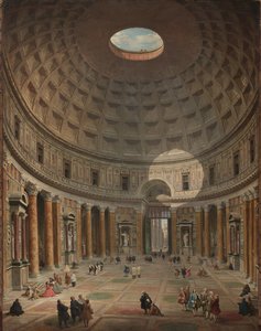 Innenraum des Pantheon, Rom, 1747