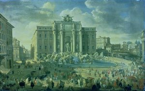 Der Trevi-Brunnen in Rom