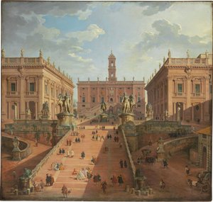 Blick auf das Kapitol, Rom, 1750