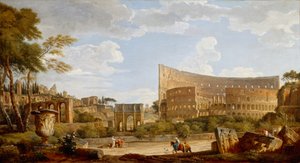 Ansicht des Kolosseums von Giovanni Paolo Pannini