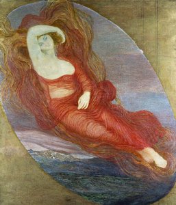 Göttin der Liebe von Giovanni Segantini