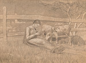Die Schäferin, um 1888