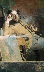 Vittorio Grubicy de Dragon, von Giovanni Segantini von Giovanni Segantini