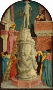 Die heilige Apollonia zerstört ein heidnisches Idol von Giovanni d
