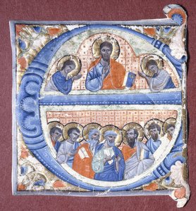 Christus segnet die Apostel, ca. 1260-1270
