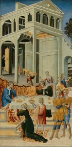 Salome bittet Herodes um den Kopf von Johannes dem Täufer, 1455-60