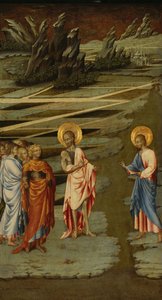 Ecce Agnus Dei (Siehe, das Lamm Gottes) - Giovanni di Paolo, Tempera auf Holz von Giovanni di Paolo