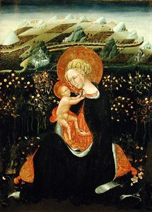 Madonna der Demut, ca. 1450-60 von Giovanni di Paolo di Grazia