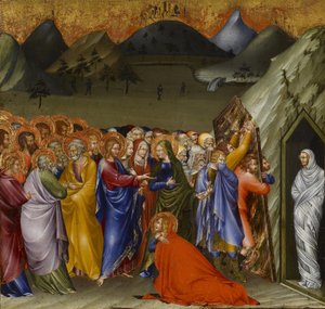 Die Auferweckung des Lazarus von Giovanni di Paolo di Grazia