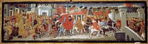 Friedrich III. und Leonora von Portugal in Rom, 1452 von Giovanni di Ser Giovanni,