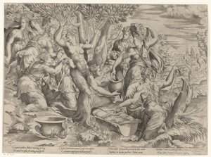 Geburt des Adonis von Girolamo Fagiuoli (attributed to)