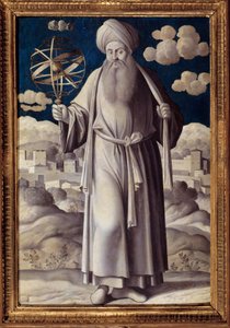 Ganzkörperporträt von Ptolemäus (Claudius Ptolemaeus), griechischer Astronom