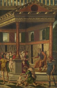 Das Massaker der Unschuldigen mit Herodes, ca. 1510-1520