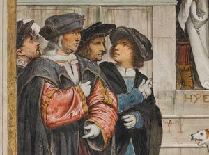 Zentrales Kirchenschiff, vierter südlicher Spann, Hecce Homo, Girolamo Romanino von Girolamo Romanino