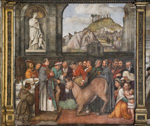 Das Wunder des Maultiers (Detail)